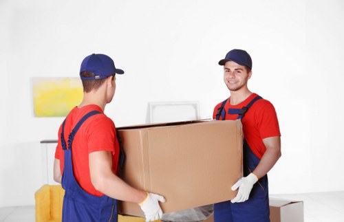 Office relocation support in Lambeth with careful loading