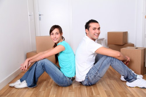 Commercial removals van service operating in Lambeth