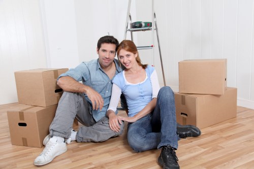 Careful loading of furniture and fragile items during removals in Lambeth