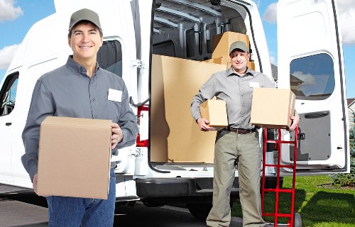 Low-carbon van used for eco-friendly removals in South London