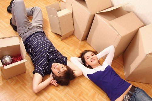 Packed boxes and moving support for a Lambeth home or office